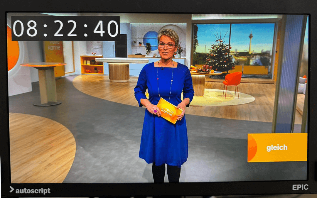 Kleid. Für Fernsehmoderatorinnen.